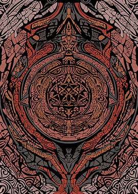 Abstract Geometric Pattern with Star [Ancestor's Weave]