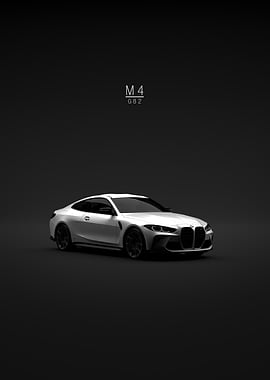 BMW M4 G82 2021 SIlver Front