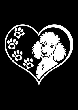 Poodle Love Poodle Dog