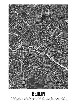 Berlin City Map - Detailed Layout