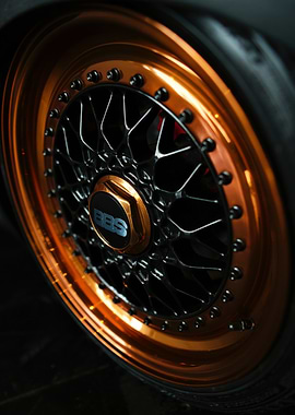 BBS Wheel with Bronze Rim
