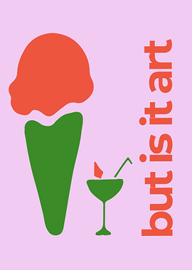 But Is It Art Ice Cream and Cocktail