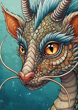 Detailed Dragon Portrait