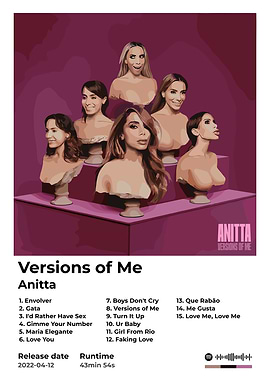 Anitta - Versions of Me Album Cover