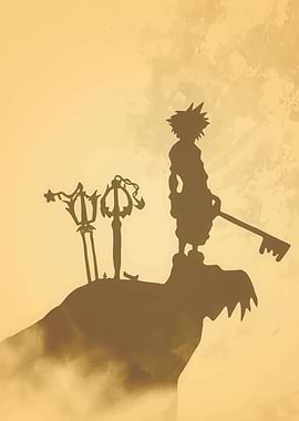 Kingdom Hearts Sora Silhouette