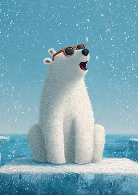 Polar Bear with Sunglasses