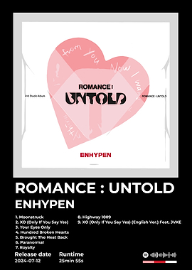 ENHYPEN ROMANCE UNTOLD Album Cover