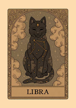 Cats Constellations - Libra