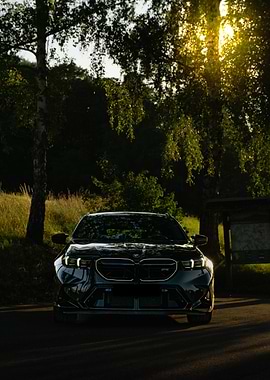 BMW M5 Touring in Nature