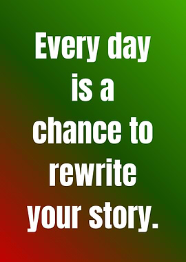 Rewrite Your Story - Inspirational Quote