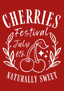 Cherries Festival Sweet Summer Fruit Party