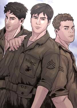 John Basilone, Manny Rodriguez, JP Morgan - The Pacific