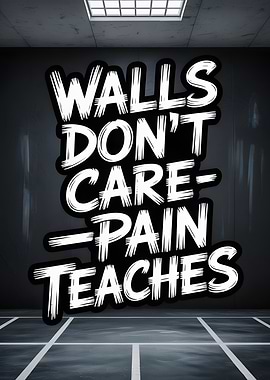 Walls Don't Care - Pain Teaches