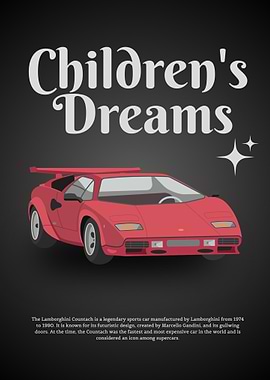 Children's Dreams: Lamborghini Countach
