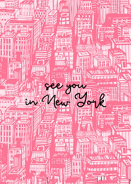 See You in New York Cityscape