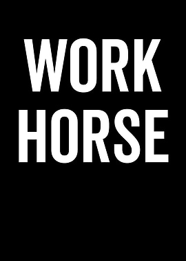 Work Horse Text Art