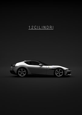 2025 Ferrari 12Cilindri White