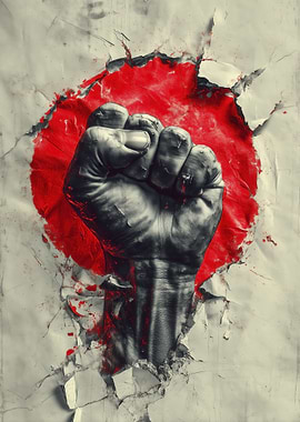 Japanese Flag Fist