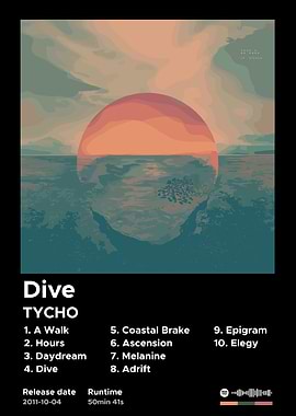 Tycho Dive Album Cover