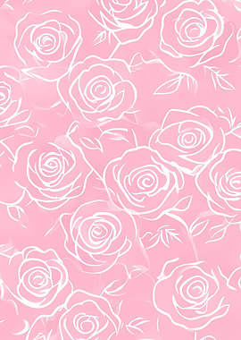 Pink Rose Pattern