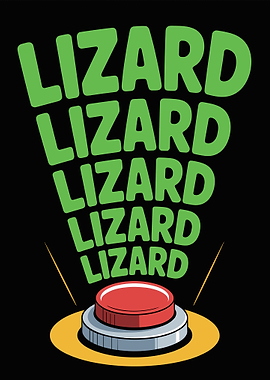 Lizard Button meme