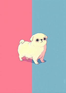 Cute Kawaii Pug