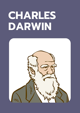 Charles Darwin Portrait Illustration