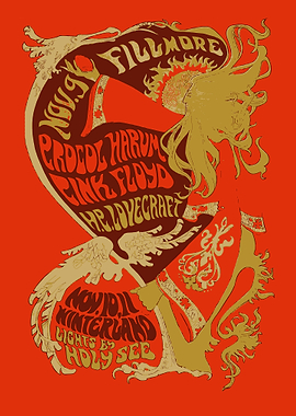 Fillmore West Concert Poster