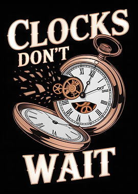 Clocks Don't Wait Illustration