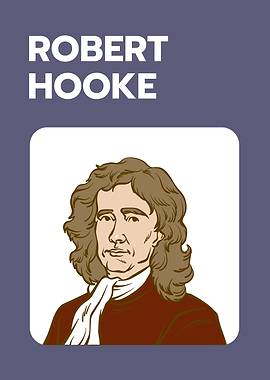 Robert Hooke Portrait Illustration