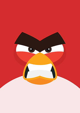 Angry Birds Red Character Portrait