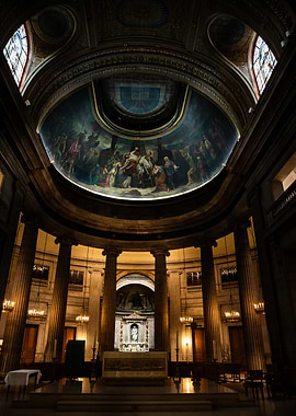 Interior of a grand church