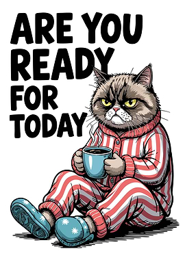 Grumpy Cat Ready for Today