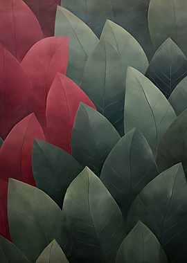 Abstract Leaves Pattern