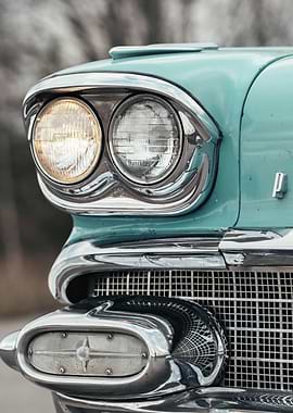 Vintage Car Front Detail