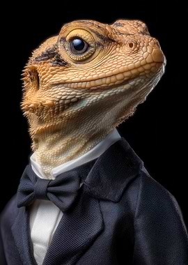 Lizard in a Suit