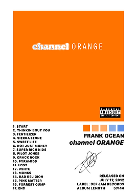Frank Ocean Channel Orange