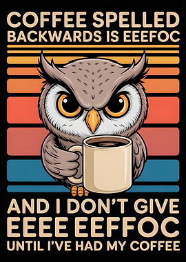 Coffee Owl Humor