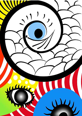 Abstract Eye Art