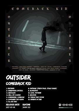 Comeback Kid Outsider Album Cover