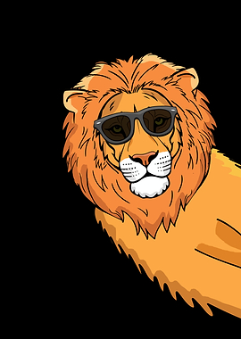 Cool Lion Lover Kids Wild Cat Lion Gifts Men Lion