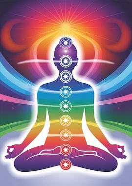 Chakra Meditation Rainbow Aura