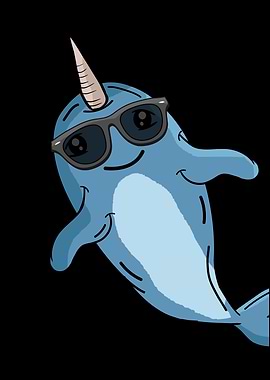 Narwhal Lover Kids Underwater Fish Gift Men Narwhal