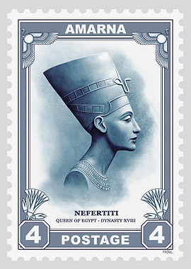 Nefertiti Postage Stamp