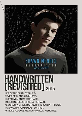 Shawn Mendes Handwritten Revisited Album