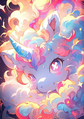 Pastel Unicorn Clouds