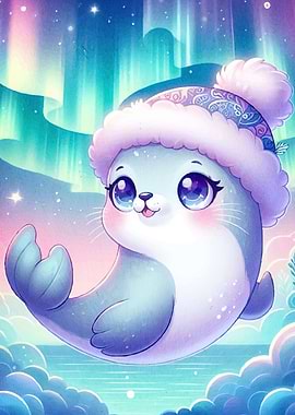 Cute Seal Winter Hat