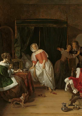 Intrusion in the Bedroom Painting