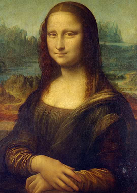 Mona Lisa Portrait by Leonardo da Vinci