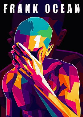 Frank Ocean Colorful POSTER
